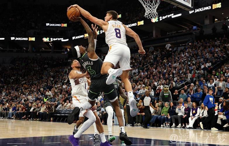 太阳失利于森林狼，布克表现欠佳